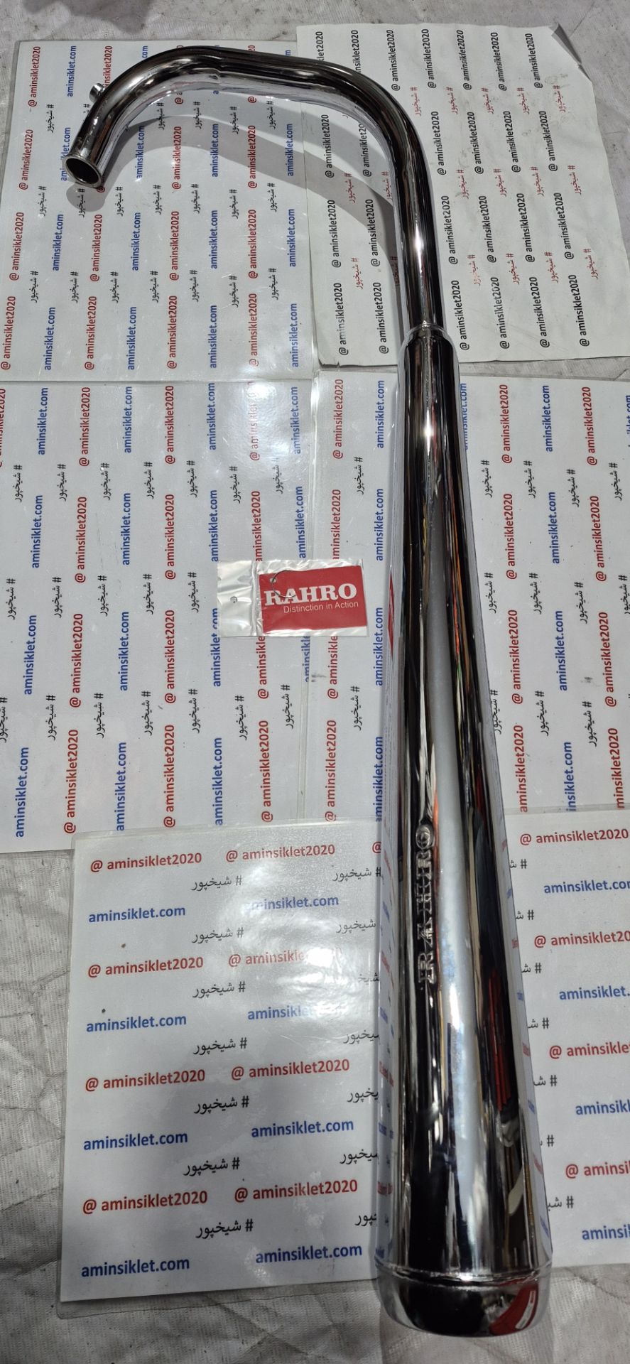 تصویر اگزوز رهرو ۱۲۵انژکتور - امین سیکلت 